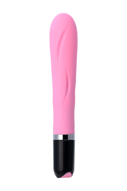Нереалистичный вибратор L'EROINA by TOYFA Polly, силикон, розовый, 18,3 см, Ø 3 см