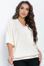 Блуза Вэнсдей (слоновая кость) Б11458 LT Collection