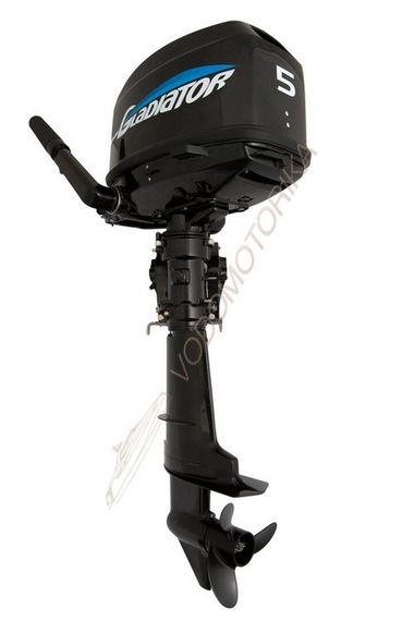 Лодочный мотор GLADIATOR G5FHS 5 л.с. двухтактный
