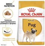 Royal Canin Pug Adult Роял Канин Сухой корм для взрослых собак породы Мопс, 1,5 кг