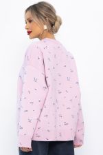 Свитер оверсайз Анита (сиреневый) Б14760-1М LT Collection