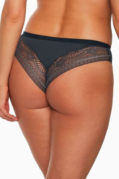 Трусики-бразилиана Catalina (Размер: L) (Цвет: темно-синий)