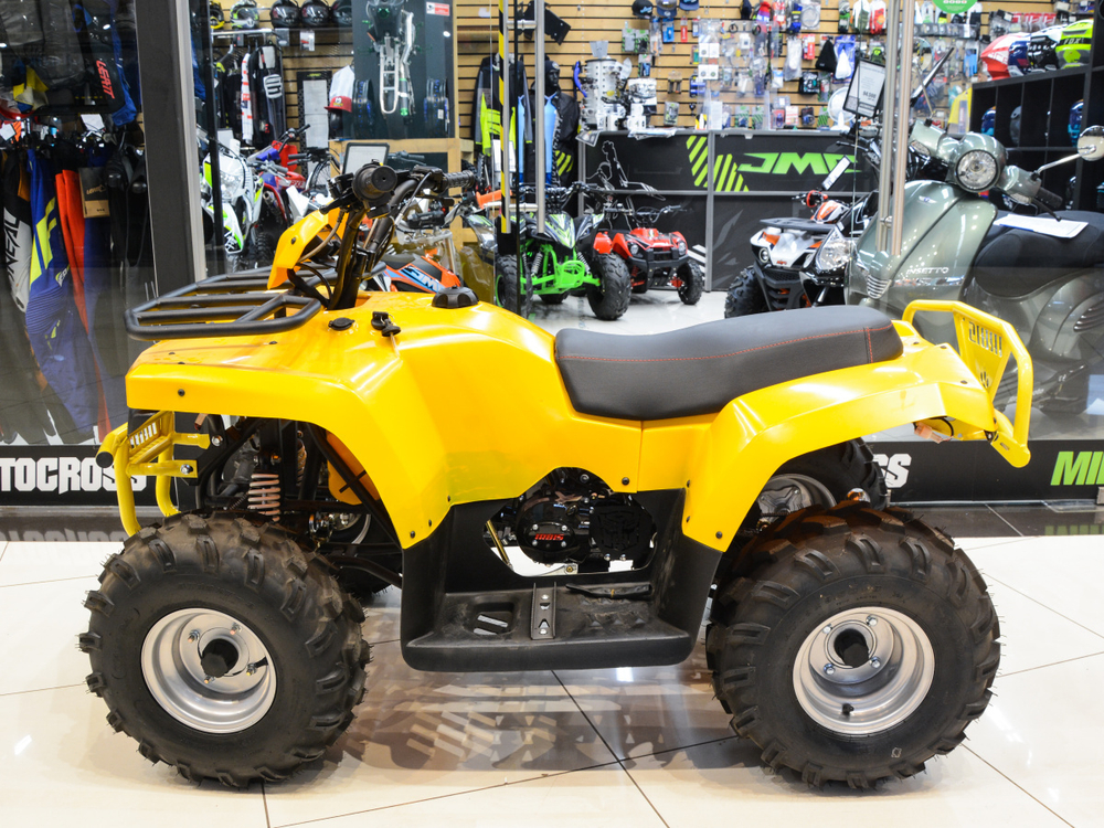 Квадроцикл IRBIS ATV125 желтый (ПСМ)