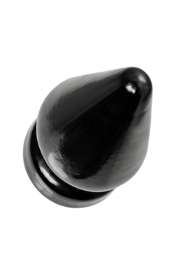 Анальная втулка TOYFA POPO Pleasure Draco β, PVC, черная, 21 см, Ø 11,5 см