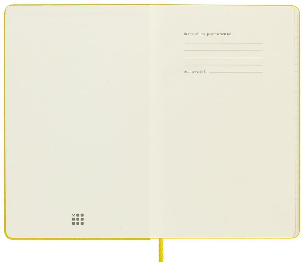 Блокнот в линейку Moleskine CLASSIC SILK (QP060M6SILK) 13x21см, 240 стр., желтый
