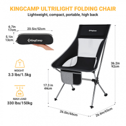 КРЕСЛО KINGCAMP 2218/KE2301 CANNA B10 SET