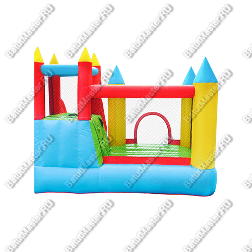 Батут для дачи "Замок маленького волшебника" 2,8*2,8*2,1 м