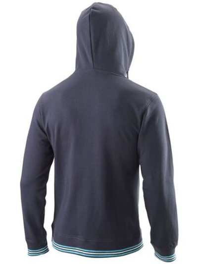 Мужская теннисная кофта Wilson Chi Script PO Hoody-Slimfit M - outer space