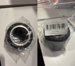 Колесо полиуретановое 80х70 мм без подшипника для тележек BF/DF-III/RHP/AC/DF/CW2/PWH (черное)