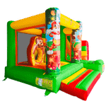 Коммерческий надувной батут "Зверята " 4*3,5*2,5 м