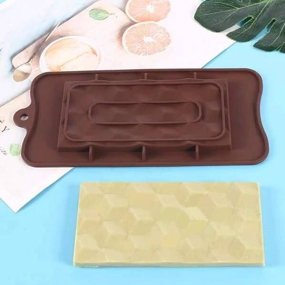Форма силиконовая для шоколада «Плитка абстракция»