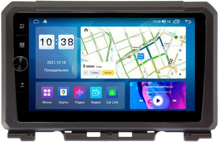 Магнитола для Suzuki Jimny 2019+ - Parafar PF126LHDAV на Android 12, ТОП процессор, 3Гб+32Гб, CarPlay, 4G SIM-слот