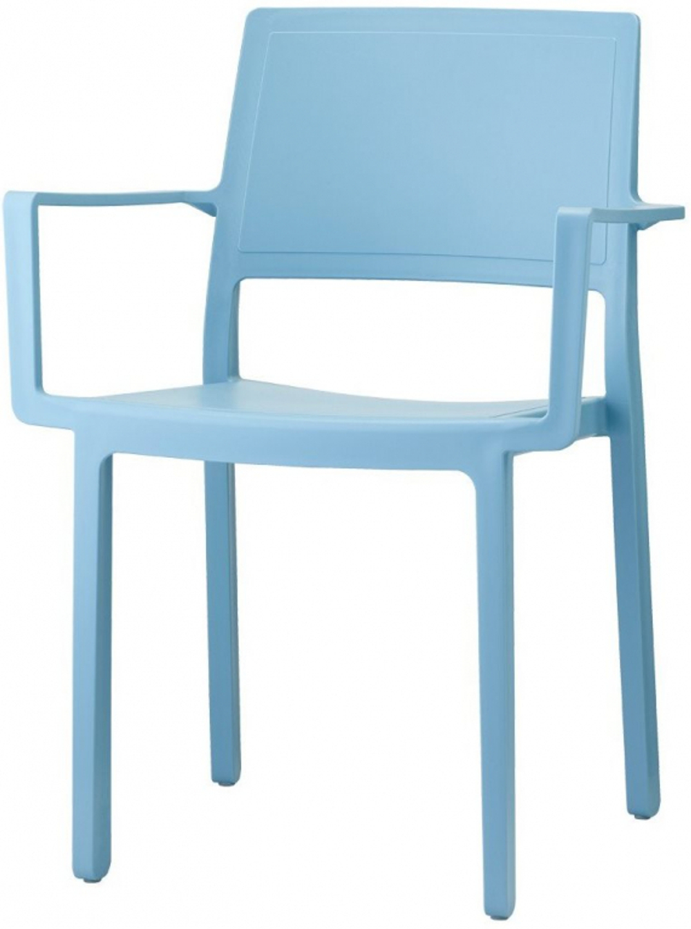 Кресло пластиковое Scab Design Kate, голубой