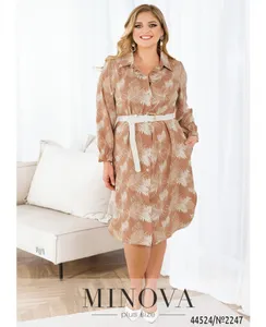 Платье 2247-бежевый Minova