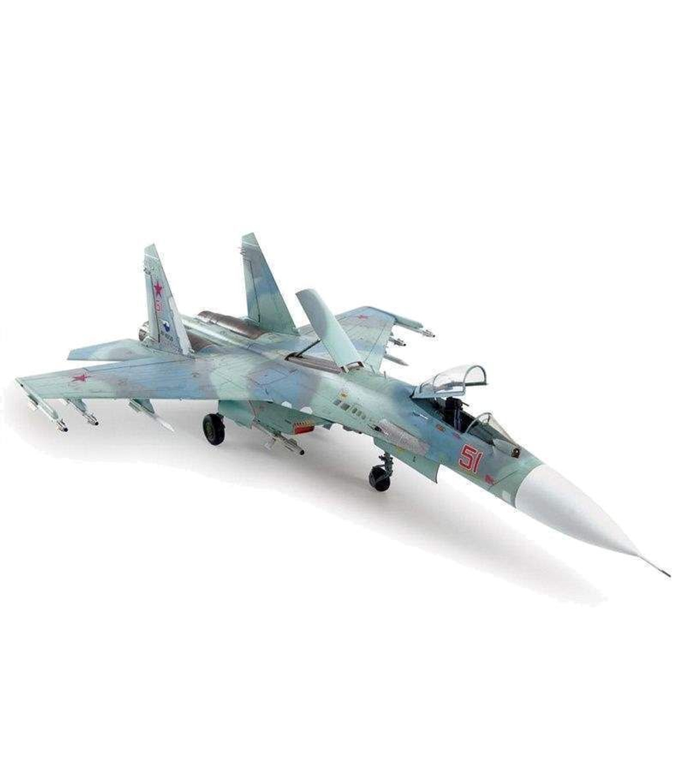 Сборная модель ZVEZDA Российский истребитель Су-27СМ, 1/72