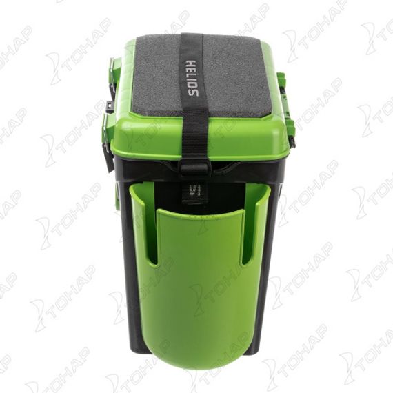 Ящик зимний Helios &quot;FishBox&quot; односекционный (10л) зеленый