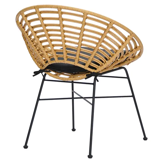 Стул Vetle Round, светлый ротанг