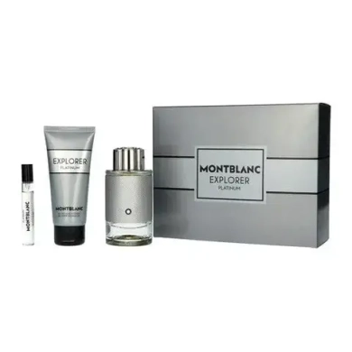 Набор для путешествий Montblanc Explorer Platinum с парфюмерными принадлежностями 100 мл