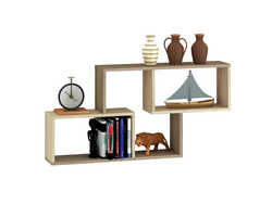 Полка навесная ПН-3, ясень шимо/дуб сонома