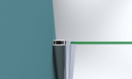 Душевая дверь BelBagno Kraft 90 KRAFT-B-12-60/30-C-Cr-R профиль Хром стекло прозрачное