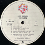 Van Halen ‎– Fair Warning (Япония 1981г.)
