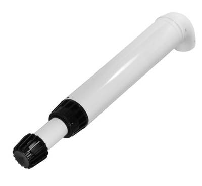 Коаксиальный дымоход 60х100 АНТИЛЕД универсальный для газовых котлов (1000 мм)