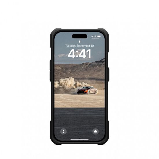 Чехол Uag Monarch для iPhone 15 Pro 6.1", цвет черный (Kevlar-Black)