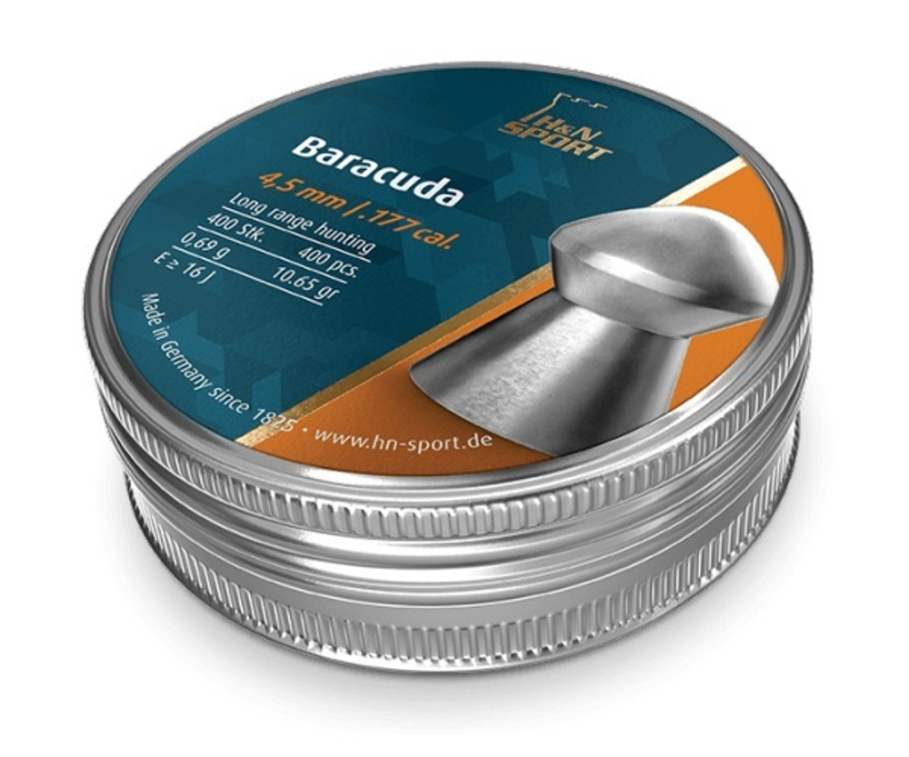 Пули пневматические H&N Baracuda 4,5мм 0,69г (400шт)