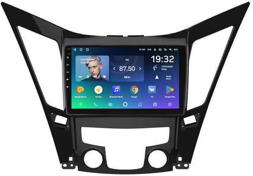 Магнитола для Hyundai Sonata 2010-2013 (YF) - Teyes CC2 PLUS монитор 9" QLED, Android 10, Быстрая, SIM-слот