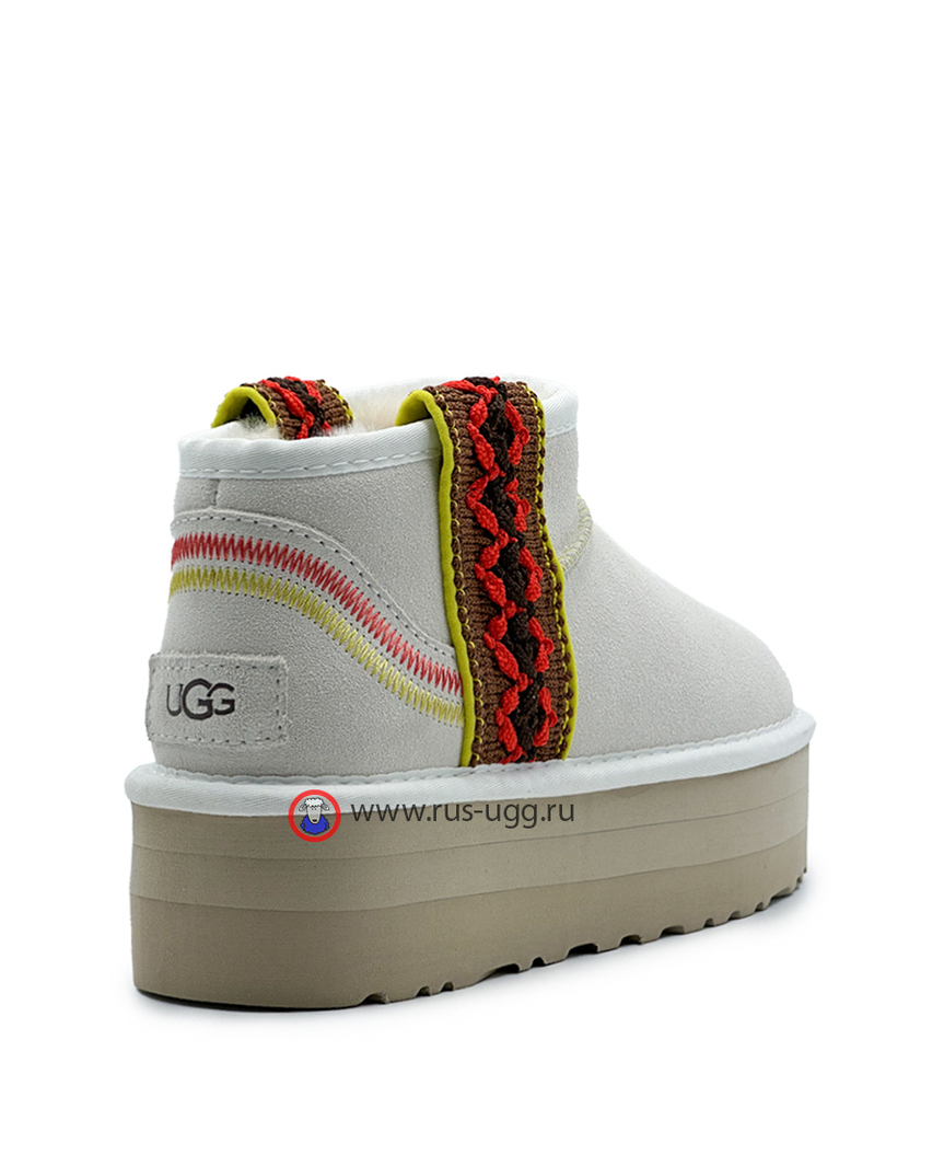 ULTRA MINI BRAID PLATFORM White