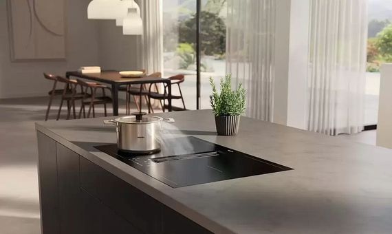 Варочная панель с вытяжкой Miele KMDA 7876 FL-U MattFinish