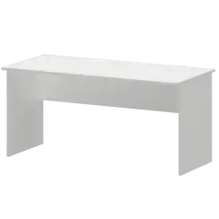 Стол с левым и правым кабель каналом А-004.К Белый 1600x730x760 Арго