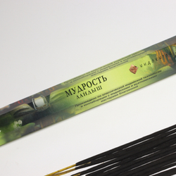 Благовония "Мудрость", 20 палочек в упаковке, шестигранникинд