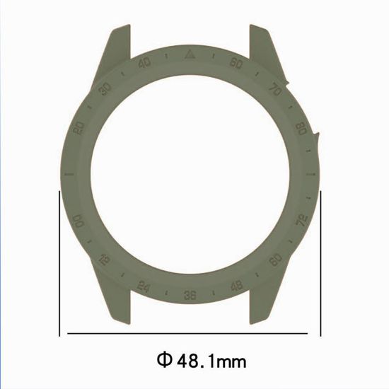 Защитный бампер чехол для часов Garmin MARQ Gen 2 Adventurer Athlete Aviator Captain Golfer материал TPU (Хаки)