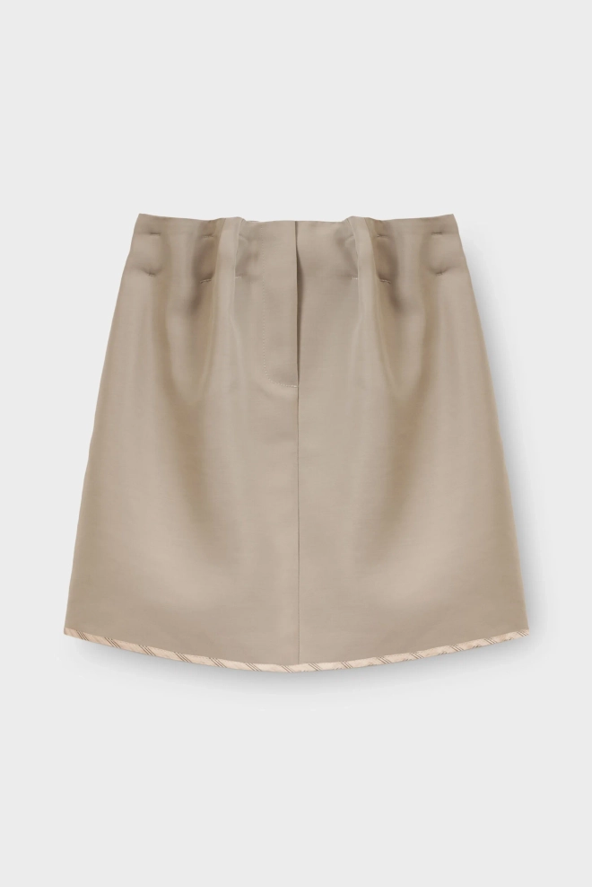 Юбка “Unfold” (проявление) из итальянской шерсти с шелком