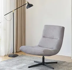 Крутящееся лаунж-кресло Soma, серое