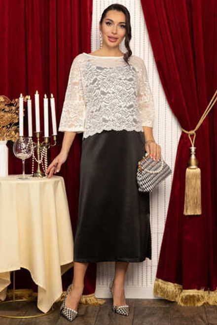 Костюм Прованс (черно-молочный) К14678-10М LT Collection