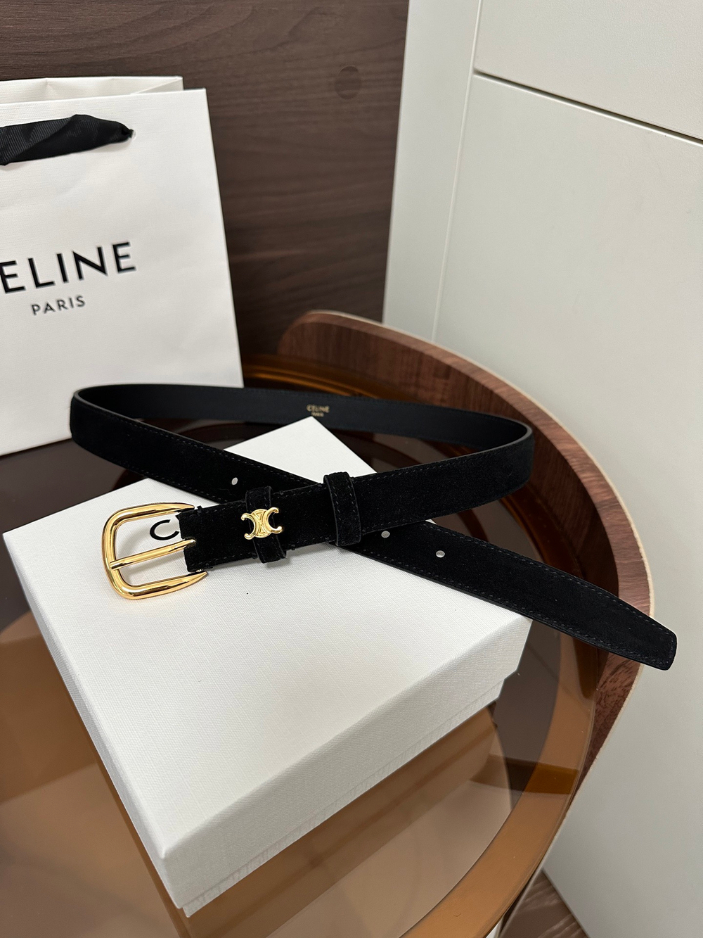 Ремень VIVIENNE замшевый