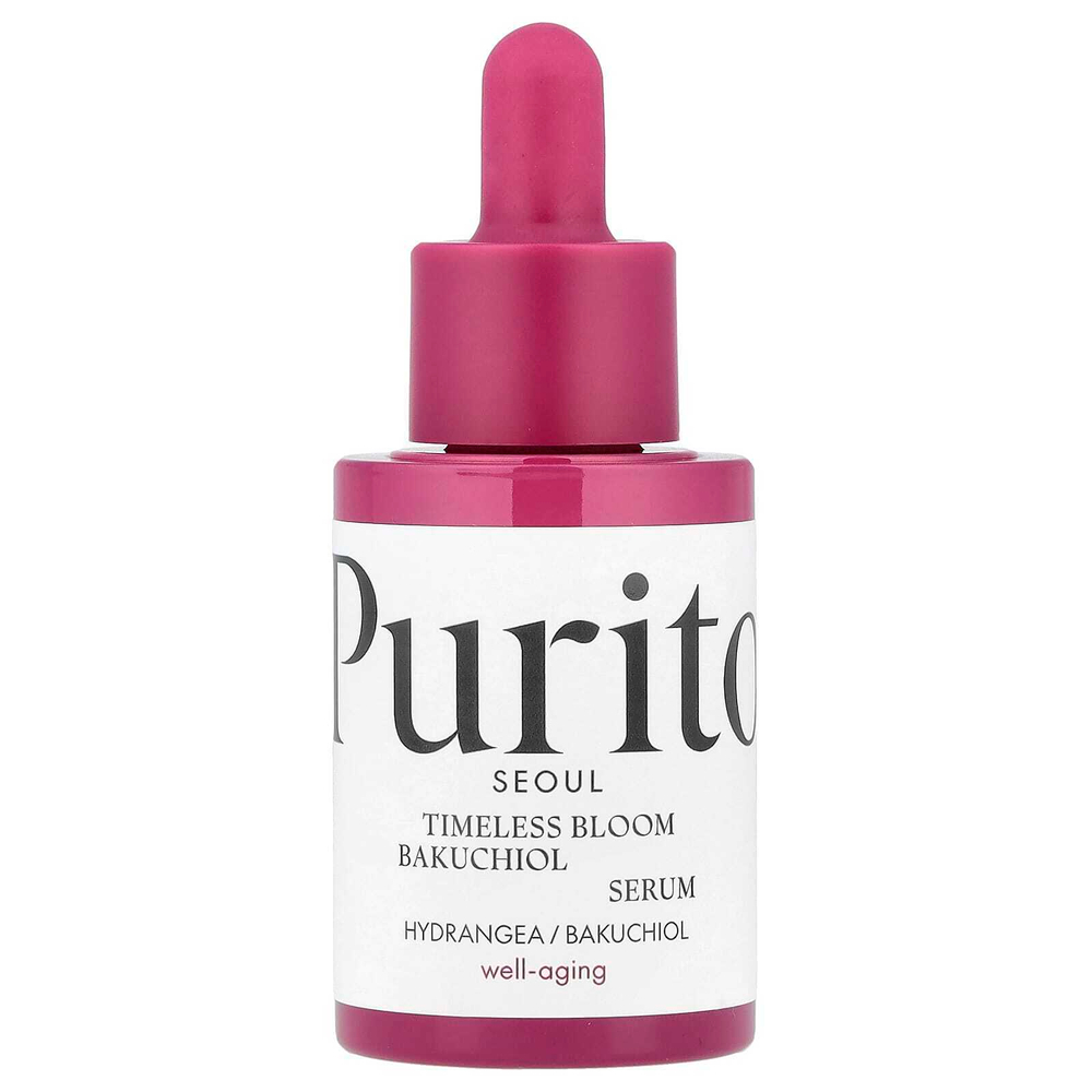 Purito, Timeless Bloom Bakuchiol Serum, 30 мл (1,01 жидк. Унции)