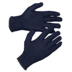 Перчатки полушерстяные П/Ш "ИРБИС" темно-синие