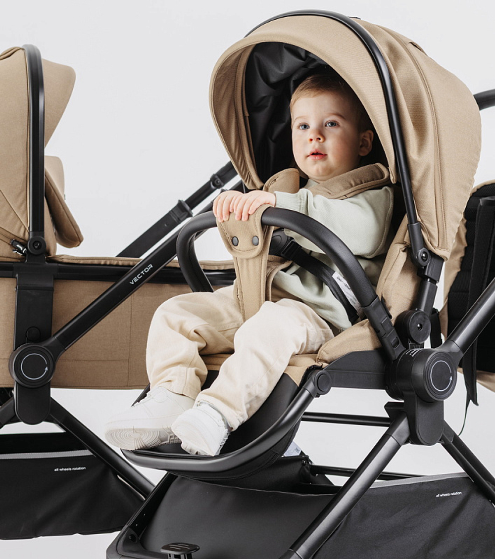 Детская коляска Rant Vector 2 в 1 Latte