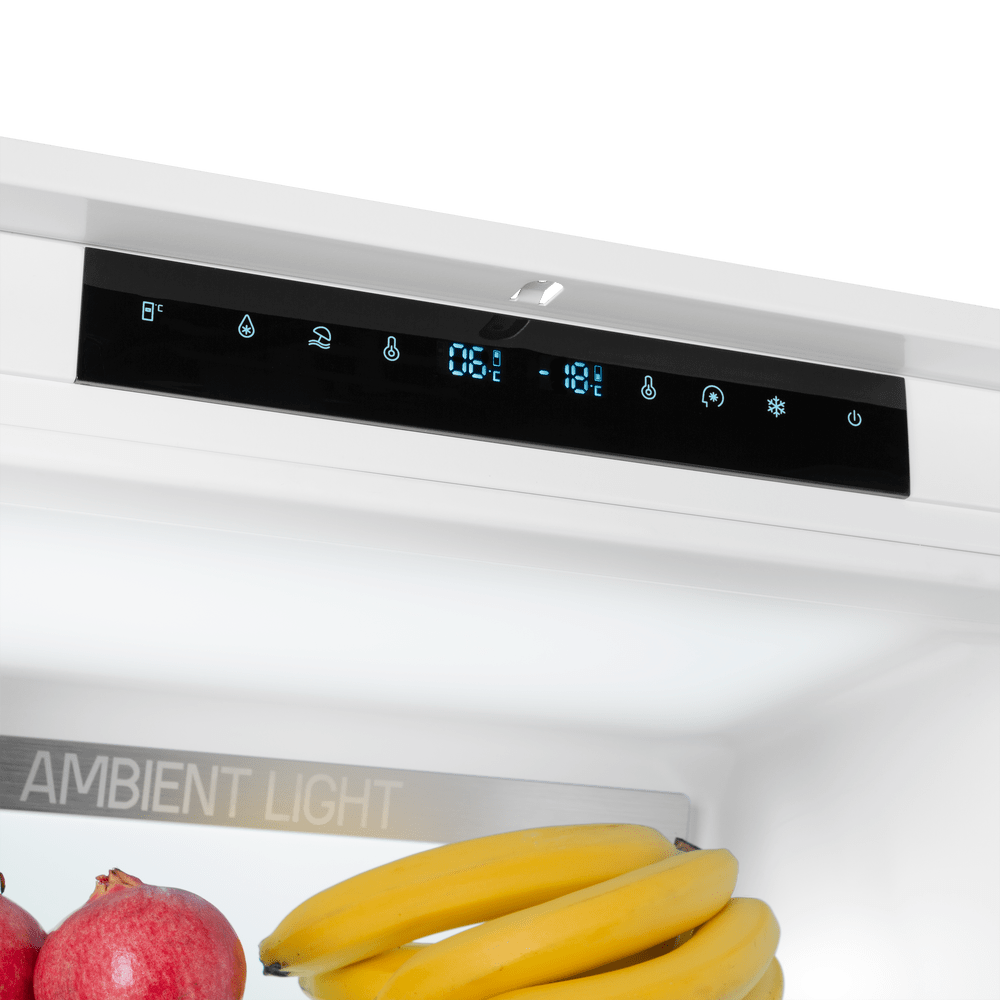 Встраиваемый холодильник NO FROST с инвертором MAUNFELD MBF17754NFWHGR LUX Inverter