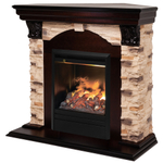 Каминокомплект Real Flame Dublin Corner Rock AO с очагом 3D Olympic (угловой)