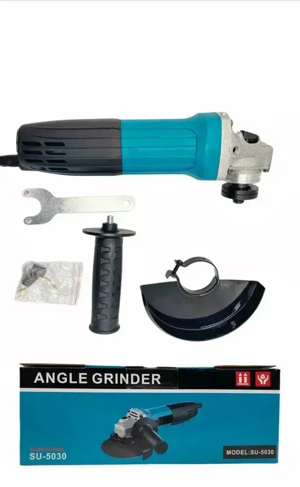 Болгарка проводная 125 мм. с регулировкой оборотов.