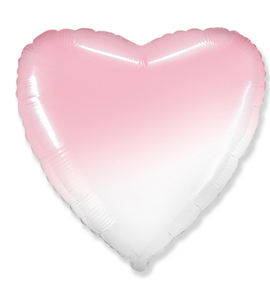 Шар (18''/46 см) Сердце  с гелем