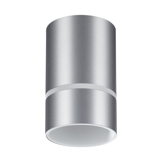 370733 OVER NT21 256 серебро Светильник накладной IP20 GU10 9W 235V ELINA