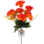 Искусственные цветы «Букет Гвоздик» 30см цвет оранжевый