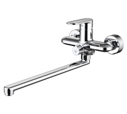 Смеситель для ванны c длинным изливом Bravat Opal