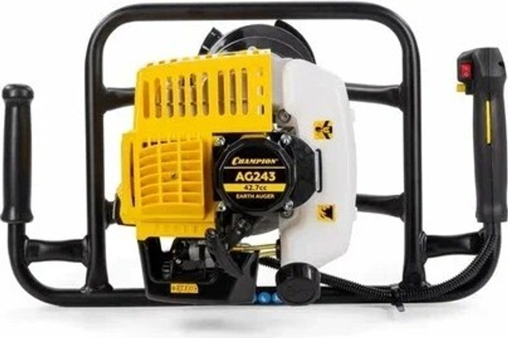 Бензобур CHAMPION AG243 со шнеком