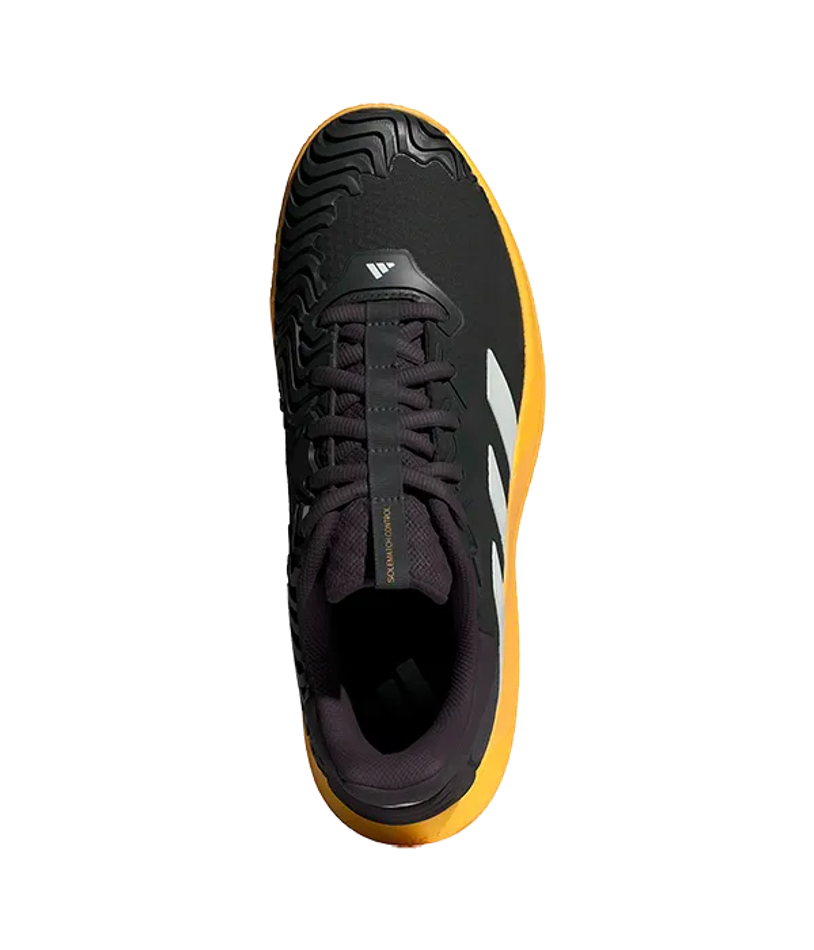 Adidas Solematch Control M Clay Черные-Оранжевые кроссовки 2024